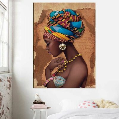 Black Girl Canvas Wall Art CA295