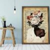 Black Girl Canvas Wall Art CA298