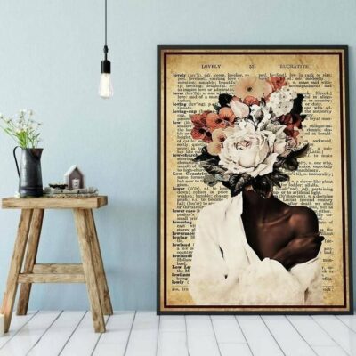 Black Girl Canvas Wall Art CA298