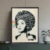 Black Girl Canvas Wall Art CA296