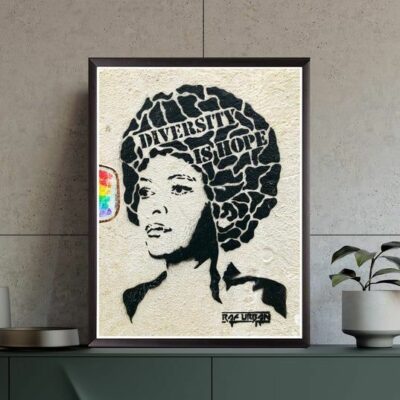 Black Girl Canvas Wall Art CA296