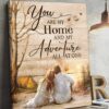 You Are My Home And My Adventure All At One Canvas Wall Art CA264