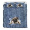 Cute Pug Dog Bedding Set BS410