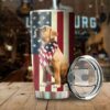 Boxer American Flag 20oz 30oz Travel Tumbler TB1031
