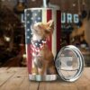 Chihuahua American Flag 20oz 30oz Travel Tumbler TB1032
