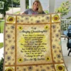 A Letter To My Amazing Granddaughter Quilt BS2060