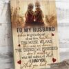 To My Husband I had You And You Had Me Canvas Wall Art CA265