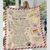 A Letter To My Mom Blanket BS1158