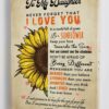To My Daughter Never Forget That I Love You Canvas Wall Art CA277