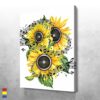 Sunflower Canvas Wall Art CA211