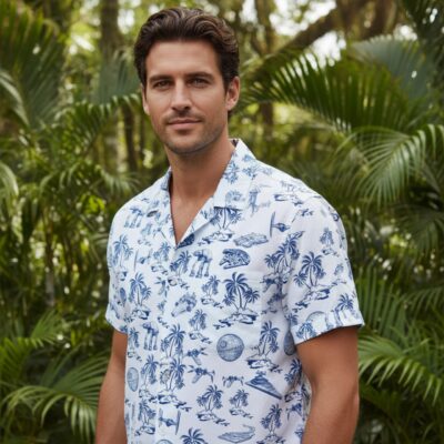 Summer Vaccation Beach Hawaiian Shirt Palm