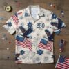 USA 250th Anniversary Eagle Hawaiian Shirt