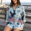 USA 250th Anniversary Linen Shirt Summer